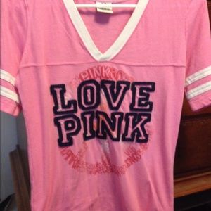 .VS PINK Tee shirt size large 16